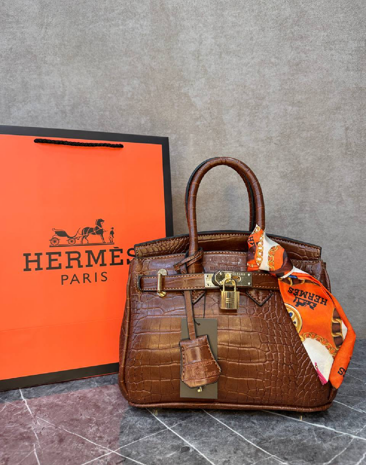 Hermes Birkin crocodile 30